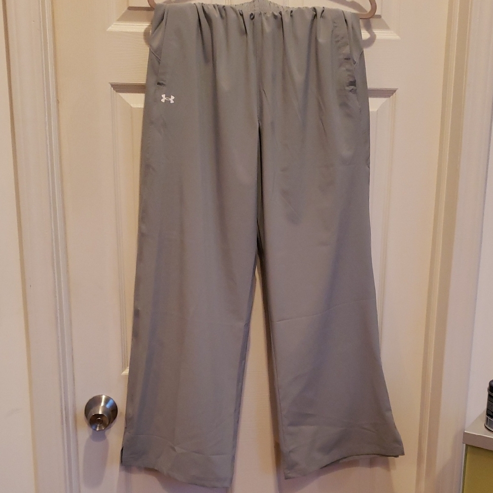 Under Armour Light Gray Workout Pants